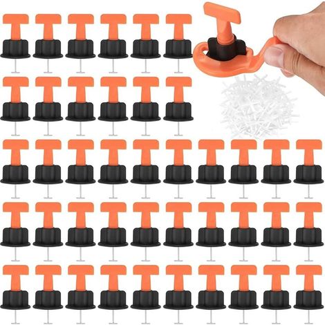 Distanziatore autolivellante per piastrelle (100+50+1), distanziatore autolivellante per piastrelle, livellatori per piastrelle con chiave, livellatore per piastrelle riutilizzabile (1/5)