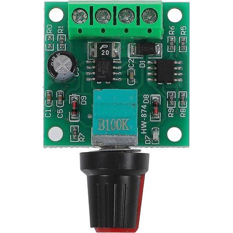 Contrôleur de vitesse pour moteur à courant continu 1,8 V-12 V, régulateur de tension basse réglable-5X3.2cm (1/3)
