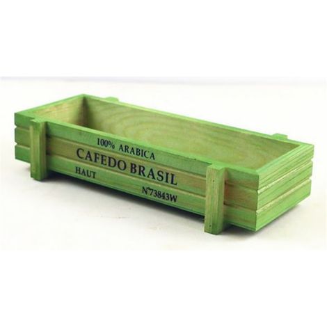 Boite A Plantes En Bois - Rectangulaire - Pour Extérieur Et Intérieur - Idéal Pour Succulentes Herbes Et Fleurs - 1 Pièce (1/3)