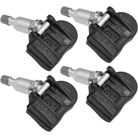 (4 pièces) 52933-B1100 52933-2J100 Capteurs de pression des pneus pour véhicules, compatibles avec Hyundai Santa Fe, Equus, Genesis et Accent 52933B1100 433 MHz (1/5)