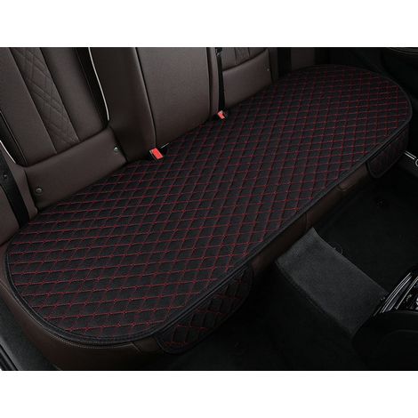 Housse de siège auto pour la banquette arrière, en lin respirant, résistant aux rayures, convient à la plupart des berlines et SUV, coussin de protection pour animaux de compagnie, 134 cm x 50 cm, rou (1/5)