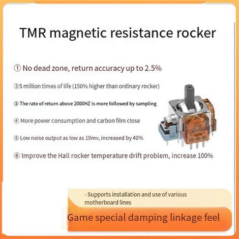 TMR-Antidrift-Elektromagnet-Joystickpaare für die Serie