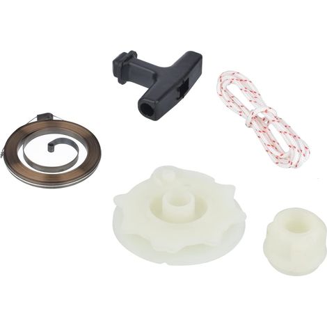 Kit de réparation de moyeu de ressort de poulie de démarreur à rappel et de corde de démarreur pour Husqvarna 137 142 E 235 236 240 E tronçonneuse (1/3)