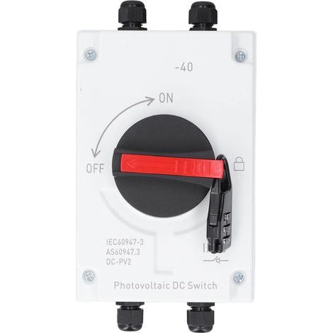 DC1000V 32A Solar-Kombinationsbox für Photovoltaik-DC-Schalter mit Solaranschluss für Solarenergiesysteme (1/5)