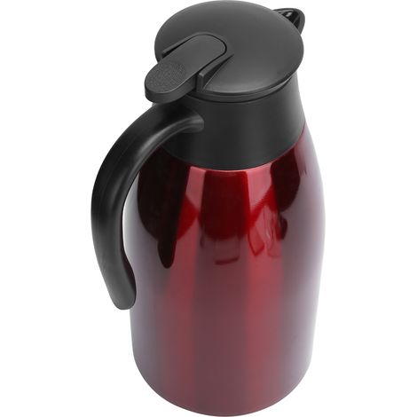 Bidon Isotherme 2L en Acier Inox - Thermos Vacuum pour Voyage, Bureau ou Maison (1/5)