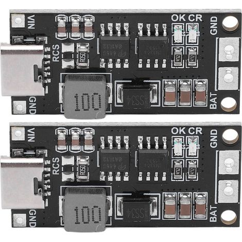 Module de chargeur de batterie 4S Type C à 16.8V, 2 pièces, carte au Lithium Boost pour 2A (1/5)