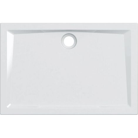 GEBERIT - PIATTO DOCCIA RETTANGOLARE 120X80 H.6 CM. TIPO 60 BIANCO IN GRES FINE PORCELLANATO 550.057.00.1 (1/6)