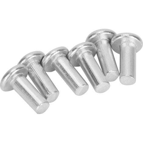 100 Stück GB867 M4 Flachkopf-Aluminiumnieten, Flachkopf-Blindnieten (M410) (1/5)