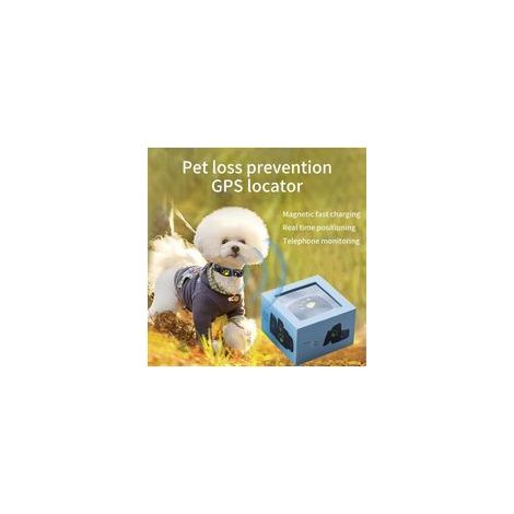 Traceur GPS pour animaux de compagnie, localisateur étanche pour chiens et chats, surveillance et positionnement intelligents - Vert. (1/4)