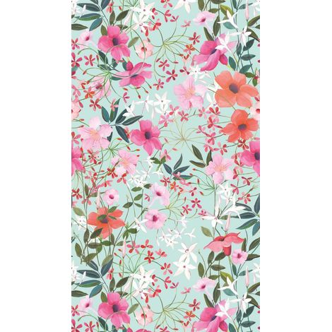 A.S. Creation Fototapete Livingwalls The Wall II 391951 Ein Motiv pro Rolle 2.80 x 1.59 m Blumenoptik Bunt (1/3)