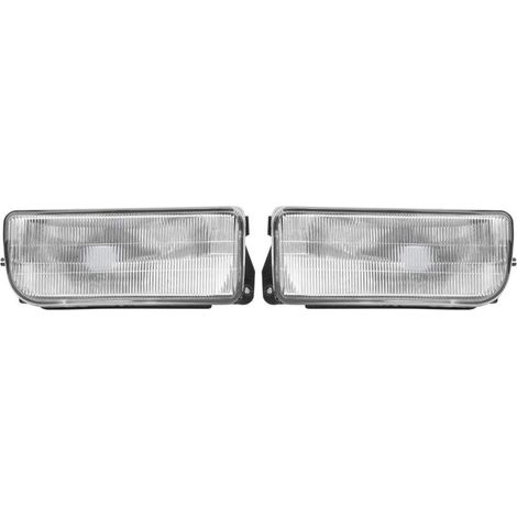 Cubierta de Faro Antiniebla, Unidad 2 Piezas Reemplazo para BMW M3 E36 (1992-1999) BM2592101 BM2593101 (1/4)