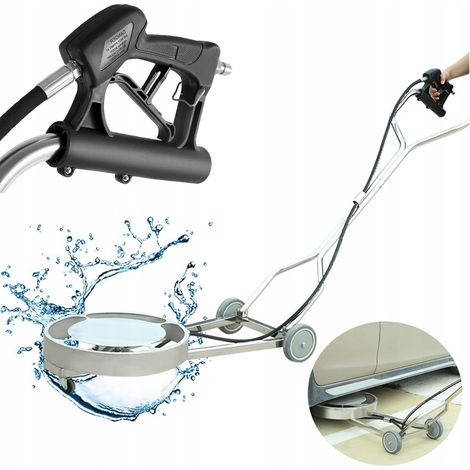 Spazzola Professionale per Sottoscocca 4200 PSI 51cm – Acciaio Inox, 2 Ugelli, Pistola Compatibile con Idropulitrici 1/4" (1/5)