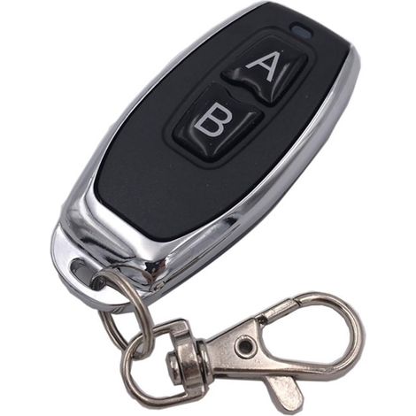 Kit d'ouvre-portes automatiques Récepteur et émetteur de relais de télécommande sans fil universel 433MHz for le contrôle universel de porte et de porte de Garage pour accessoires de portail coulissan (1/5)