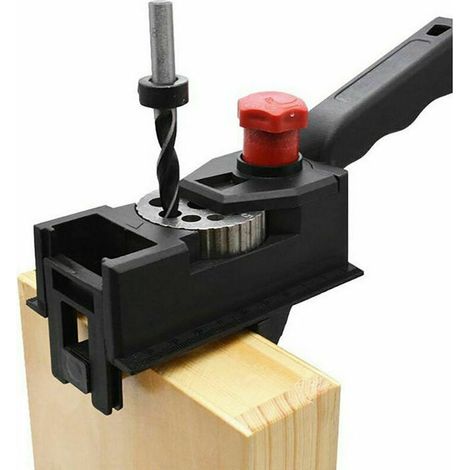 Gabarit de perçage universel avec tailles de trous réglables, adapté aux chevilles en bois, antidérapant, Ø 3-12 mm (1/4)
