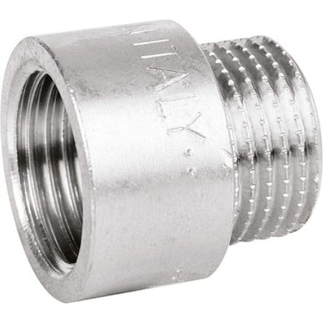 Raccordo diritto maschio/femmina in ottone cromato serie 1500 1"x50 mm RINALDI E PETTINAROLI