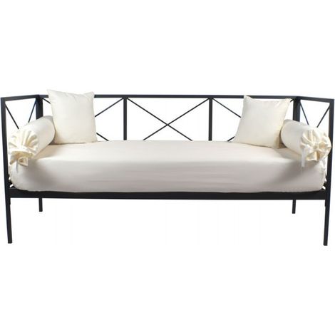 Divano letto moderno in ferro Focus Colori Ferro: Verde (1/3)