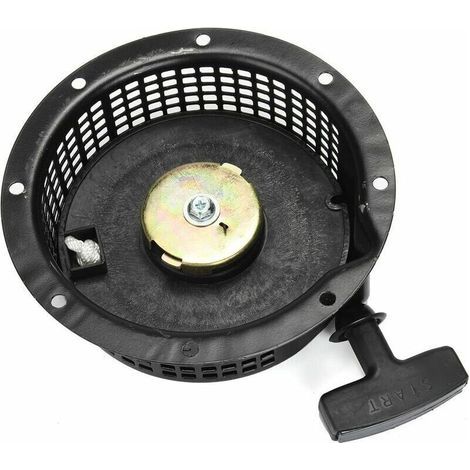Lanceur à rappel pour moteur Robin Subaru EY28 – Compatible générateur – Plastique noir – Poignée ergonomique – 1 pièce (1/5)