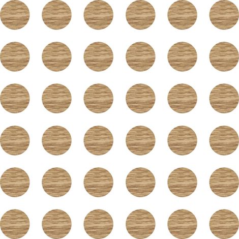 36x Cache vis adhésif autocollant diamètre 25mm protection bouchon trou obturateur meuble table chaise maison, Chêne américain (1/4)