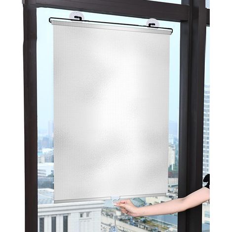 Pare soleil à ventouse,stores occultants isolants thermiques,rideaux occultants ajustables,pare soleil occultant complet,filet occultant rétractable,pour salon cuisine voiture salle de bain (1/5)