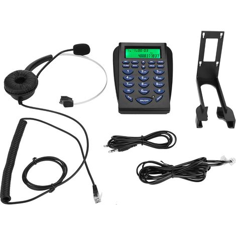 Casque téléphonique professionnel multifonction pour centre d'appels et bureau (1/5)