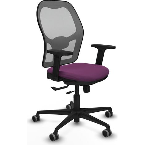 Sedia da ufficio piqueras y crespo Jorquera grigio viola schiuma (1/2)