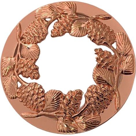 Couvercle de bougie parfumé, couvercle-pomme de pin rose rouge (1/2)