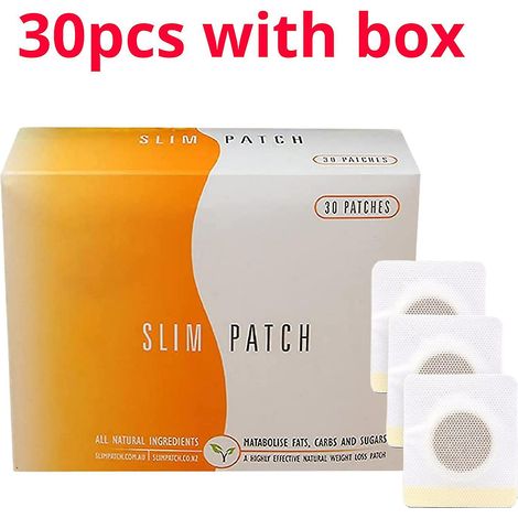 30 patchs amincissants naturels, patchs amincissants rapides pour le nombril, patchs pour les paresseux (1/3)