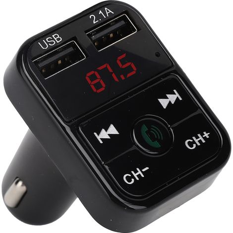 Bluetooth 5.0 FM-Transmitter fürs Auto mit Schnellladefunktion und MP3-Player (1/5)