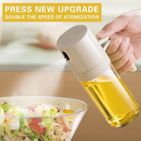 Distributeur Dhuile - Bouteille Verre 18 oz - Pulvérisateur Et Versoir Combiné - Pour Cuisine Barbecue Salade - 1 Pièce (1/5)