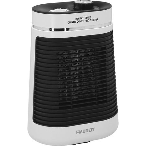 Chauffage soufflant oscillant en céramique 1000/1500 watts. (1/5)