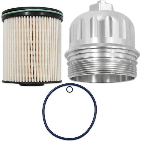 TP1015 134001 Filter- und Gehäusedeckel für 6,6-Liter-L5P-Motor (2017–2020), Silber (1/5)