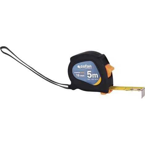 Flexómetro Antideslizante 19mm x 5 Mts
