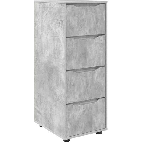 Maison Exclusive - Armadio Grigio cemento 40 x 48 x 105 cm Legno multistrato