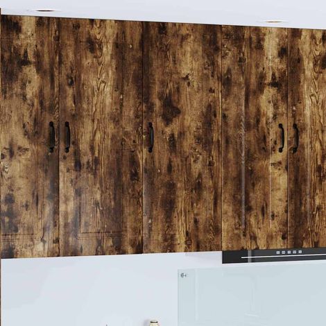 Küchenschrank Kalmar Geräucherte Eiche 40 x 31 x 100 cm vidaXL