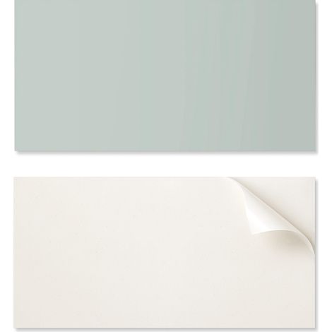 Panel de vinilo estampado - Decoraci贸n para dormitorio 100x50 cm Verde claro