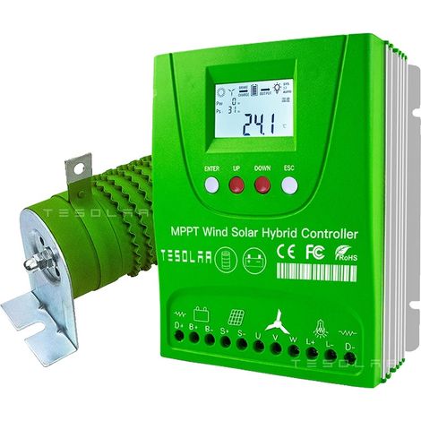 Controlador de carga, conectividad Bluetooth, protección completa, BLANCO-a, 12V-a (1/2)