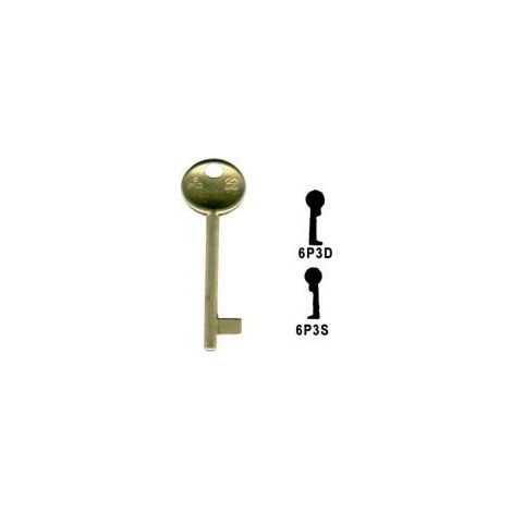 Chiave Patent 6P3D Silca Ottone 5 Pezzi