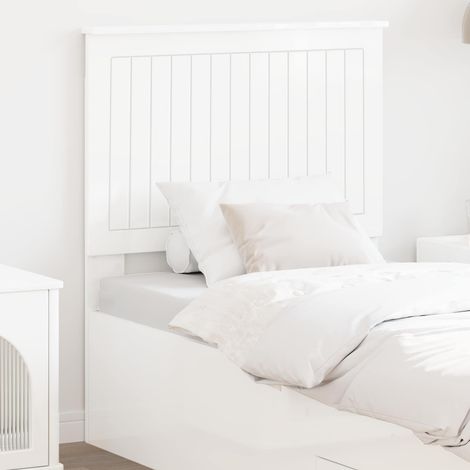 vidaXL Tête de lit Blanc Brillant 80 cm Bois d'ingénierie