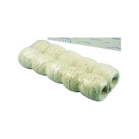 Hilo de lino blanco, paquete de 10 piezas, 100 g, N° 2.4