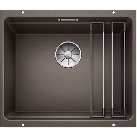 Blanco Etagon 500 - Silgranitspüle, 53x46 cm, mit Schienen, Kaffee 522236