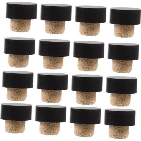 Pieces Cork Stoppers for Wine Bottles Airtight Seal ABS and (1/5)