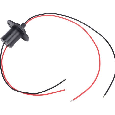 Bague collectrice électrique 2 fils 10A 250 tr/min 22mm de diamètre, Rotation à 360 degrés, Joint rotatif électrique pour équipement de test, plateau tournant (1/5)