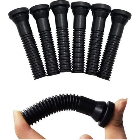 30pcs Chicken Plucker Poultry Finger Plucker Poultry Plucking Fingers Replacement Hair Feather Removal Stick (Black) (1/4)
