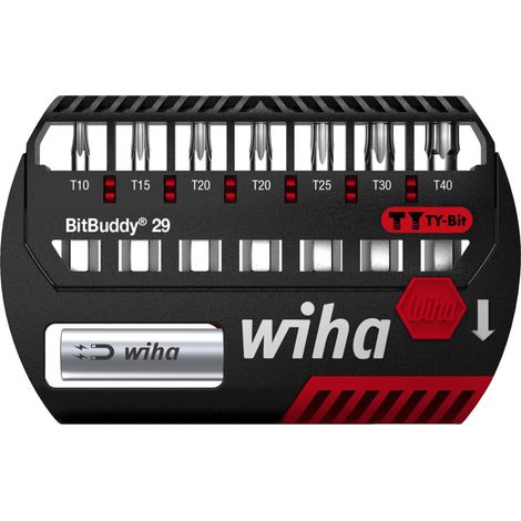 Wiha Set di inserti BitBuddy® inserto TY 29 mm TORX®, 8 pz., 1/4" C6,3 (42136) (1/2)