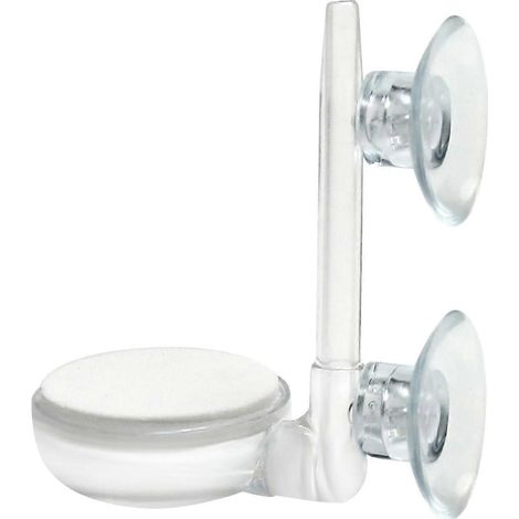 Pierre à air pour aquarium, diffuseur d'air pour aquariums, pierre à bulles utilisée dans les aquariums et les pompes hydroponiques avec vanne de contrôle et ventouses (35 mm) (1/5)