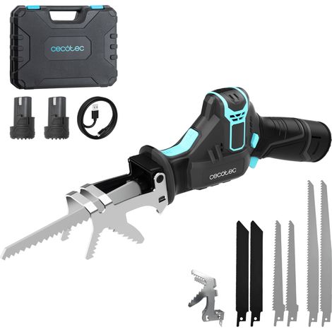 Sierra eléctrica portátil Cecotec longflex 1200 sin cable 12V 2 baterías (1/3)