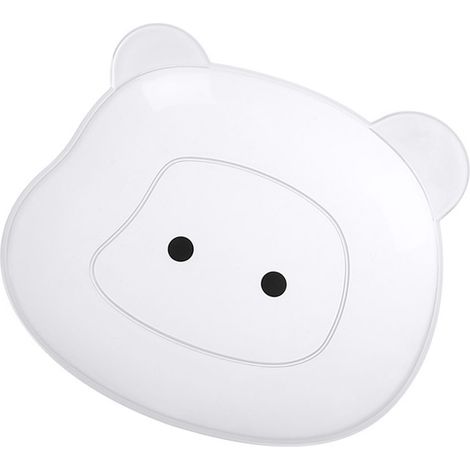 Plateau à goûter en forme d'ourson, mignon et polyvalent, idéal pour le salon, la cuisine ou la table à manger. (1/5)