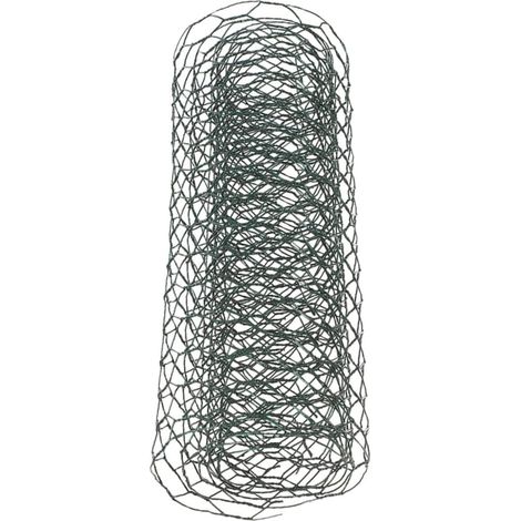 Grillage à Poules Floral en Fer Vert, Rouleau Hexagonal pour Jardin Fil Métallique pour Lapin et Animaux, Installation Facile, Usage Cour et Espaces Verts, Loisirs Créatifs (1/5)