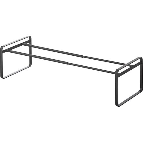 Yamazaki Scaffale per scarpe estensibile nero 41-70 cm (1/4)