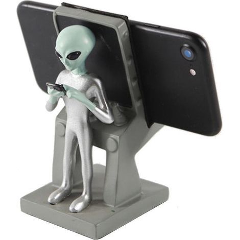 Support de téléphone Alien avec support mains libres et pince pour téléphone portable (1/4)